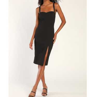 LULU'S  L Black Soiree Style Sleeveless Bustier B… - image 1