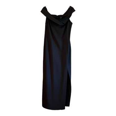 Women's MSK Off the Shoulder Black Dress Size 12 … - image 1