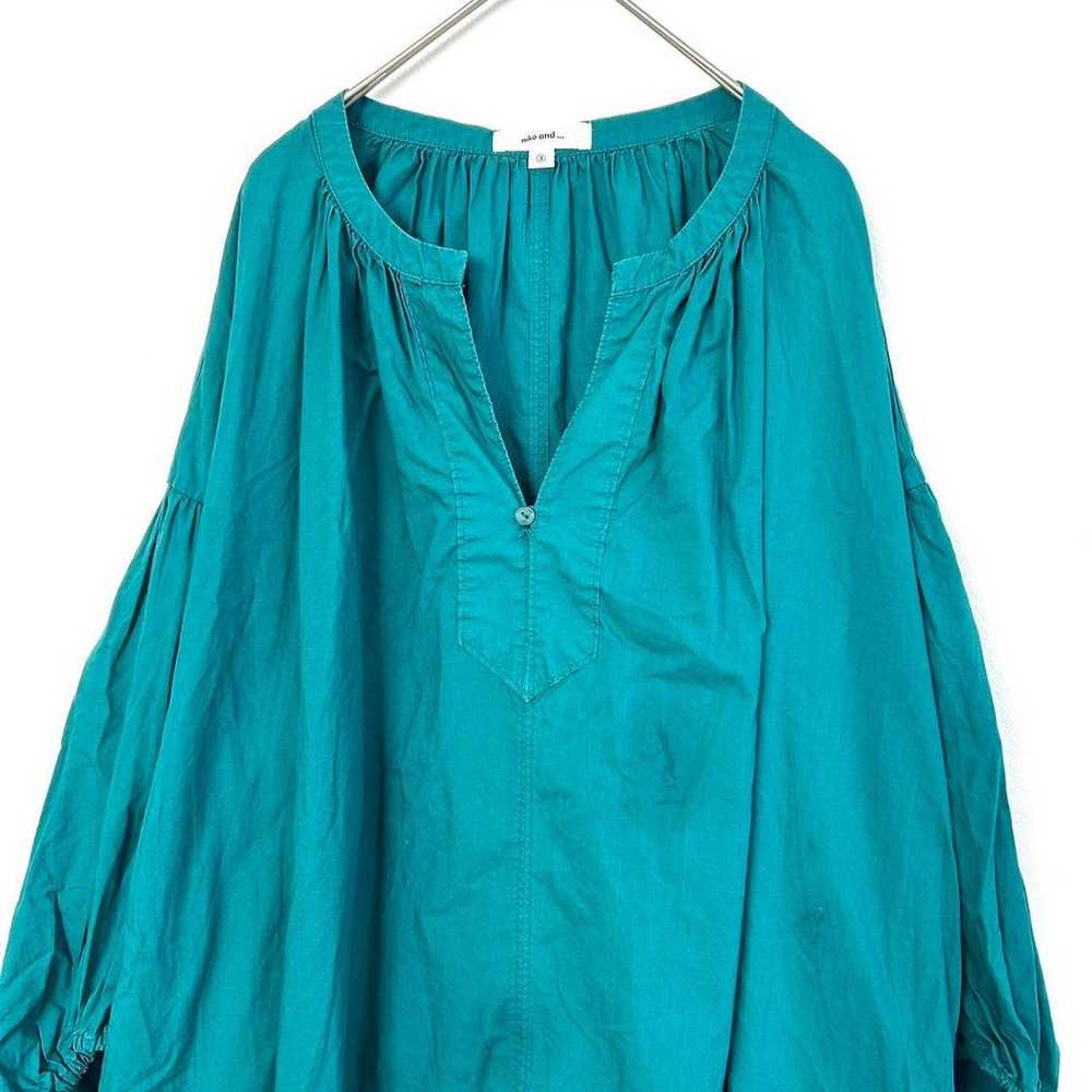 Niko and Shirt One-piece Green 100% Cotton L Long… - image 2