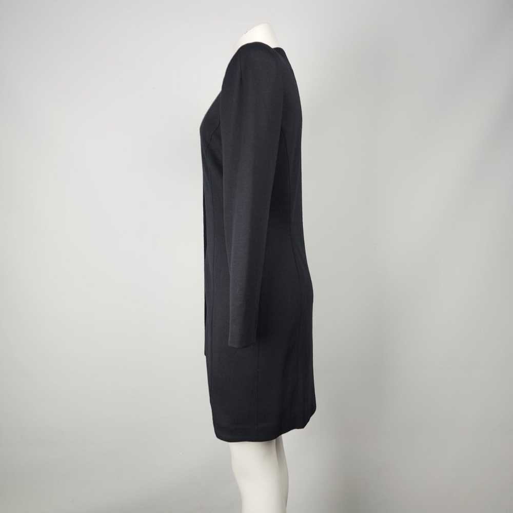 Vintage Simon Chang Black Wool Button Up Dress Si… - image 5