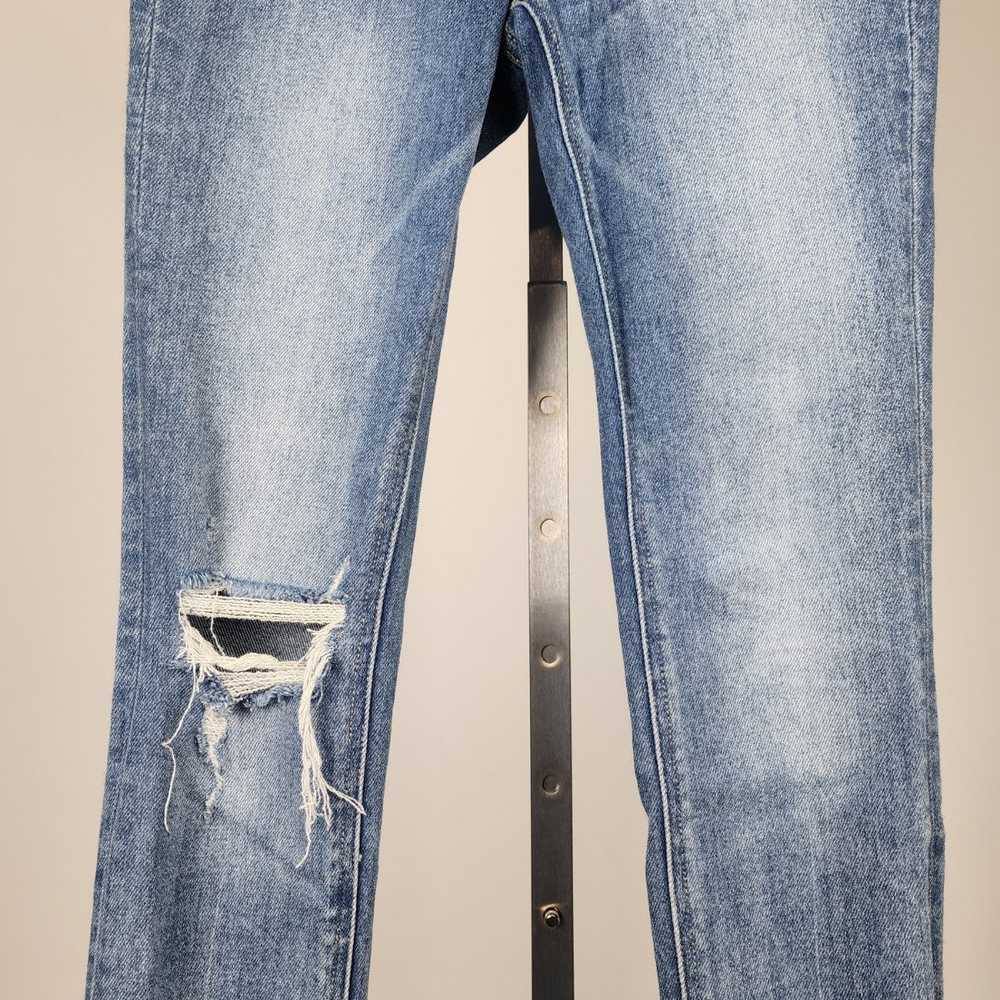 Vervet Light Wash High Rise Distressed Denim Jean… - image 3