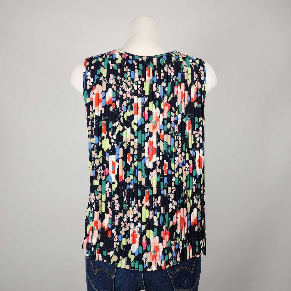 Tommy Hilfiger Colorful Pleated Sleeveless Top Si… - image 5