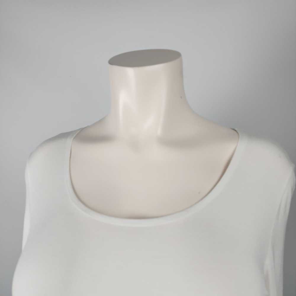 Bryn Walker White Long Sleeve Tunic Top Size L/XL - image 2