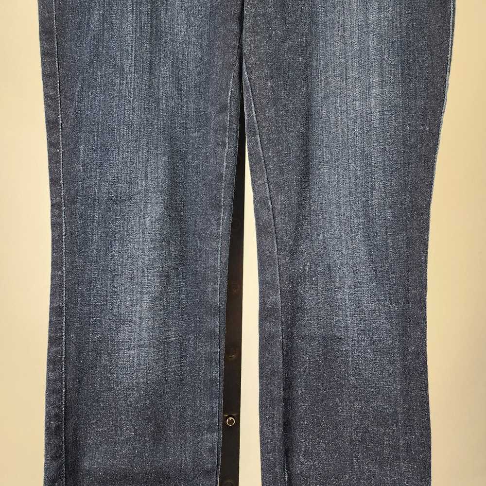 Guess Power Curvy Mid Dark Denim Jeans Size 28 - image 3