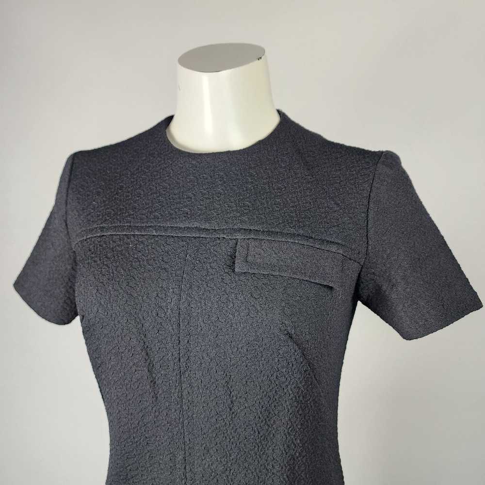 Vintage 60s Cami By Leboff Black Short Sleeve She… - image 2