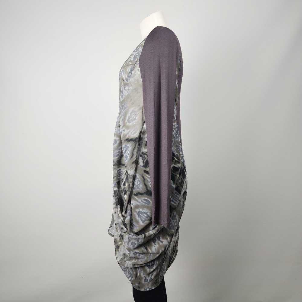 Ronen Chen Grey Chiffon Kaleidoscope Print Tunic … - image 5