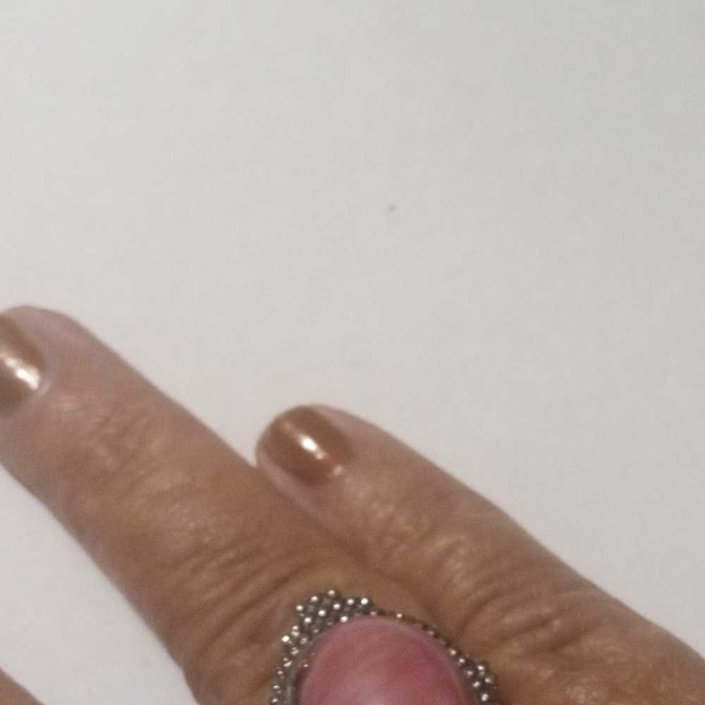 Ring wrap around beauty with matching pink silver… - image 2