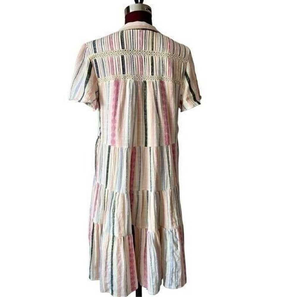 NWOT Anthropologie Georgina Tiered Cotton Striped… - image 7