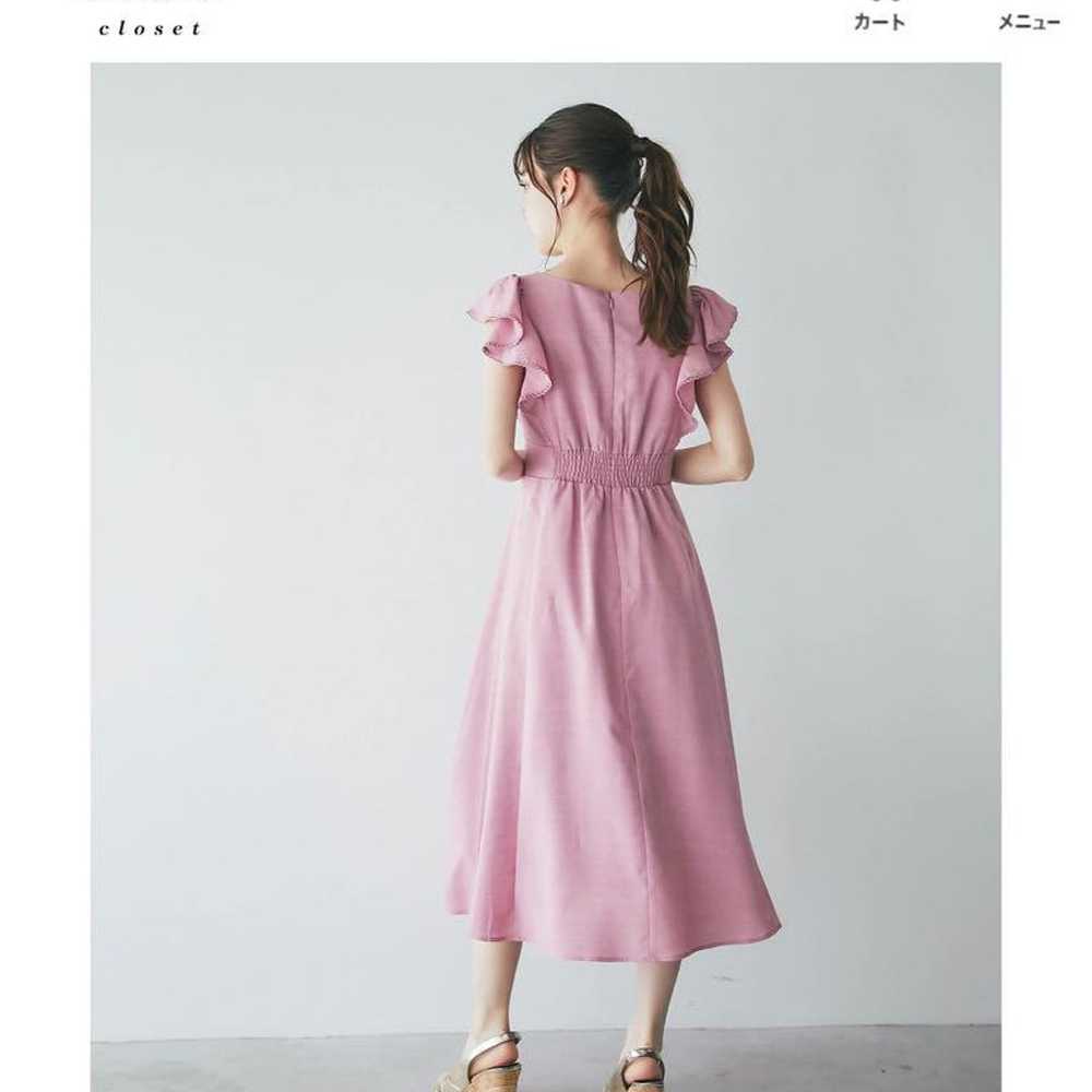 Brand new Tocco Closet pink dress with frill slee… - image 3