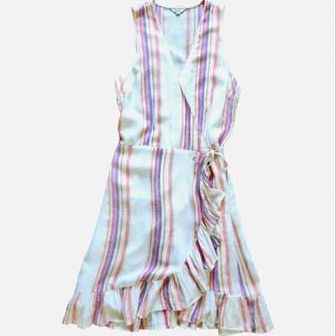 Rails wrap dress Madison jewel stripe size S - image 1