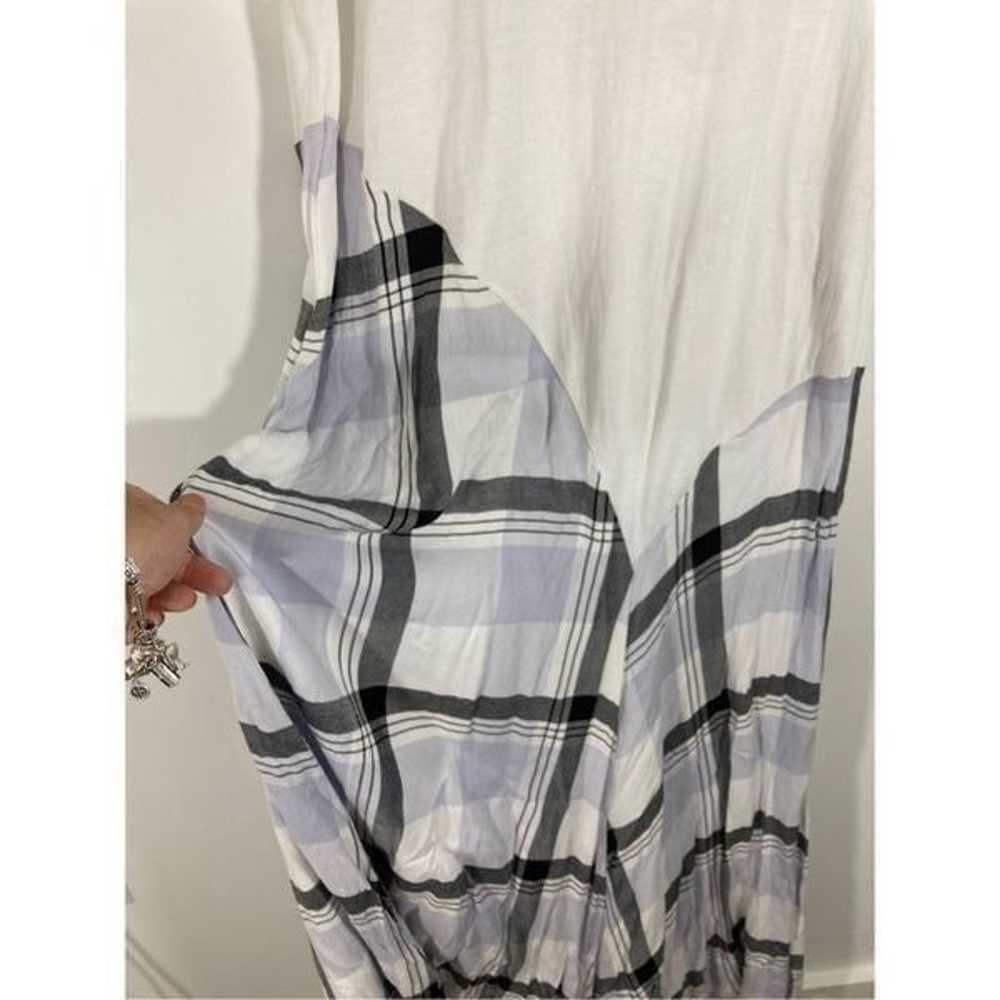 Zara Asymmetrical Patchwork Maxi T-Shirt Dress - image 3