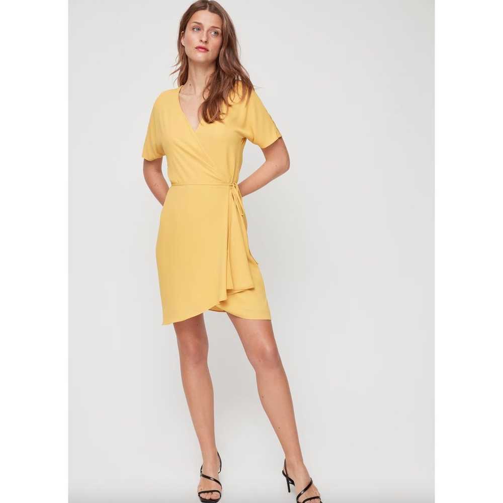 Aritzia Babaton Wallace Dress Wrap Mini Dress Siz… - image 1