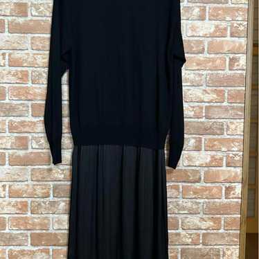 Scott Club Purchase Black Knit Long One-Piece Lon… - image 1