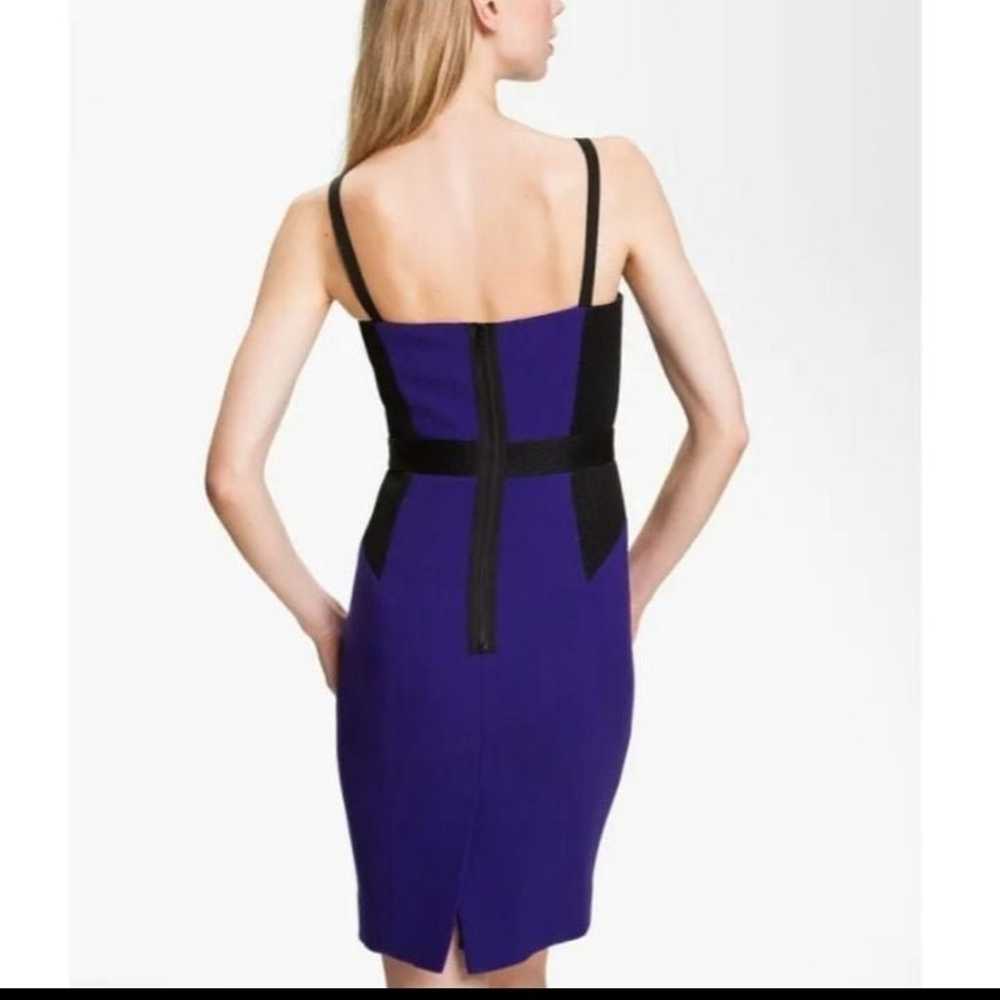 Milly Clarisse Bustier Color-block Cocktail Dress… - image 2