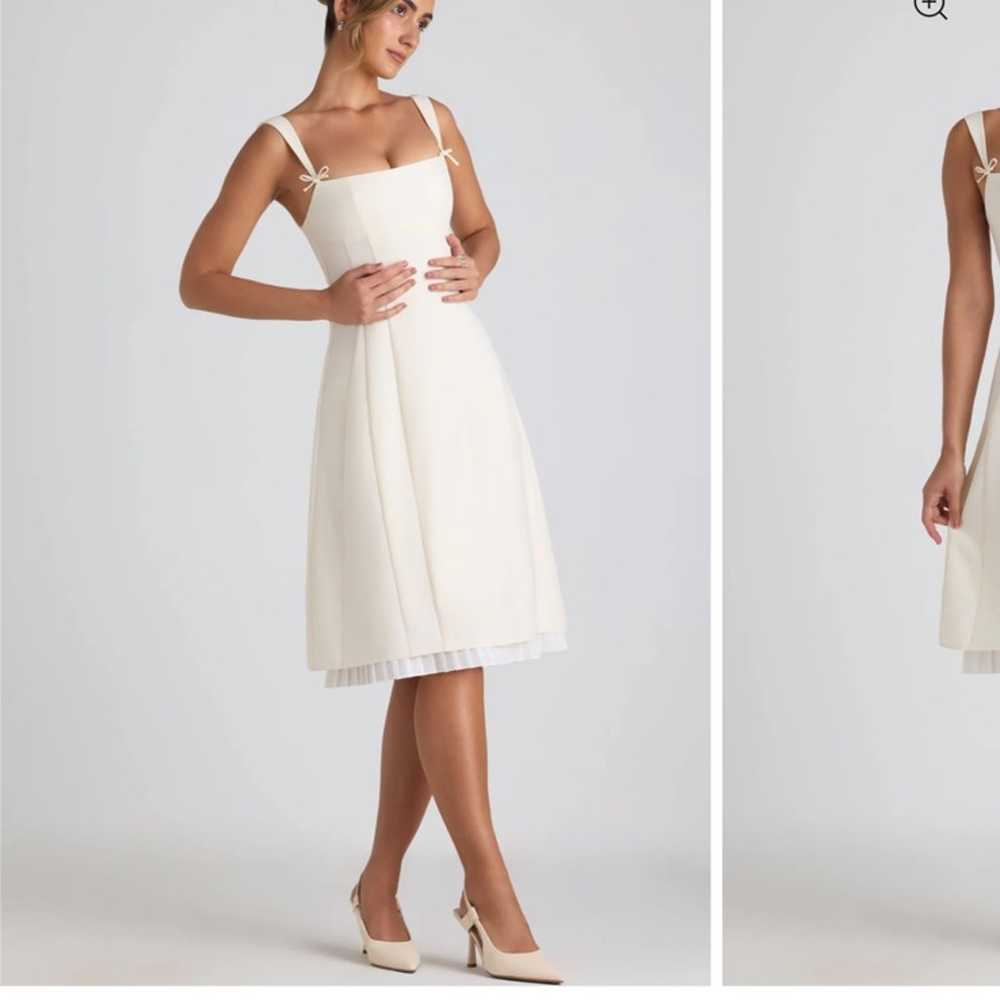 Cream bridal shower dress - image 1