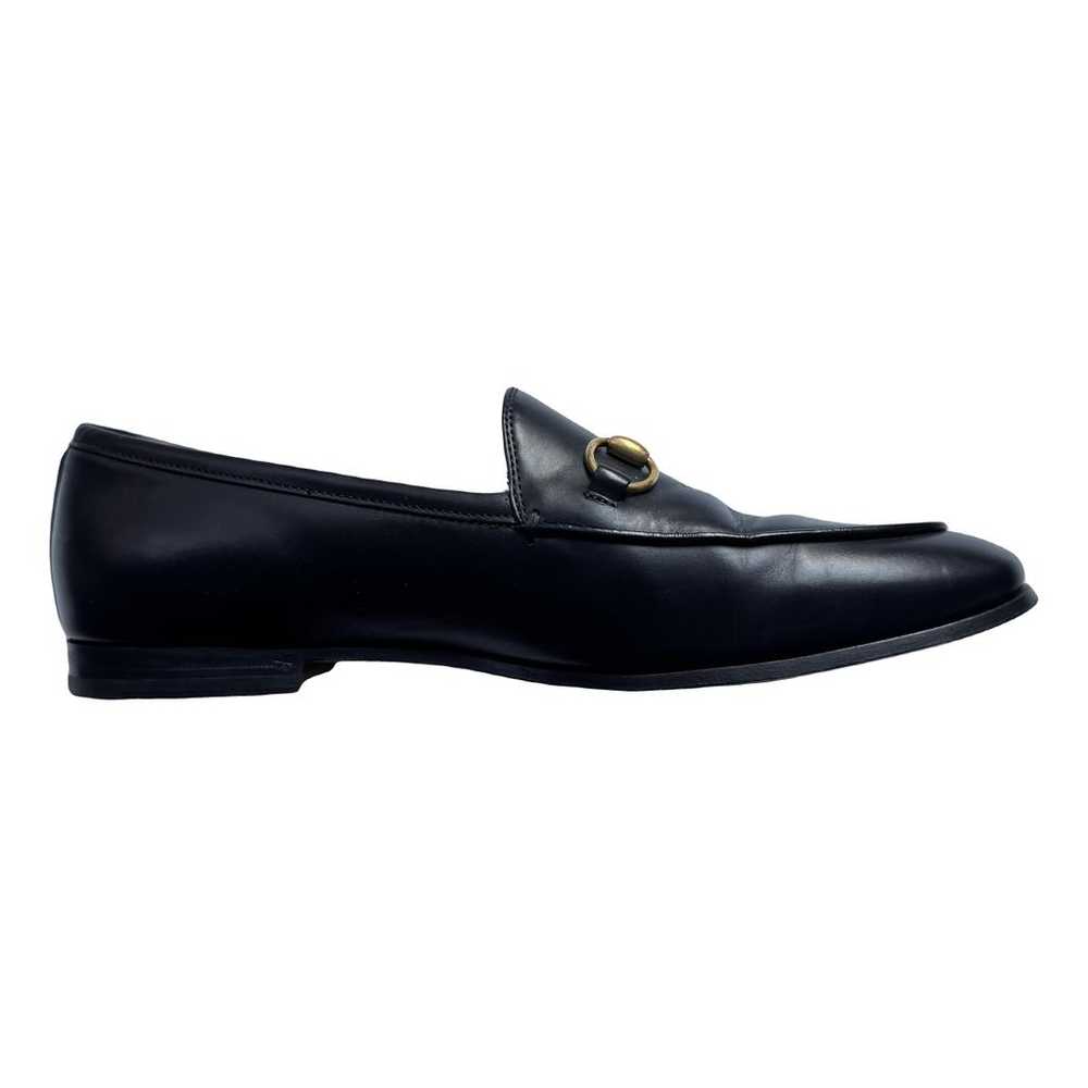 Gucci Jordaan leather flats - image 1