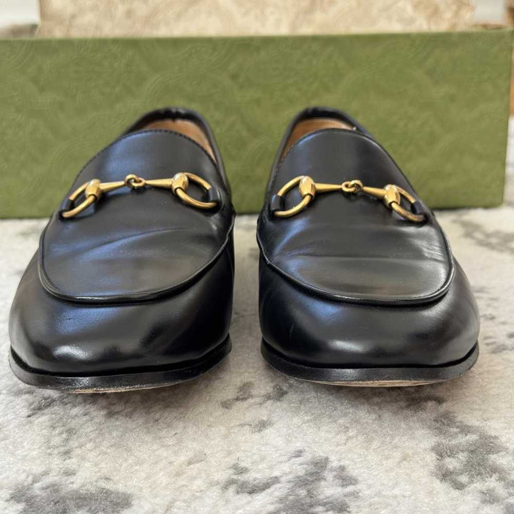 Gucci Jordaan leather flats - image 4