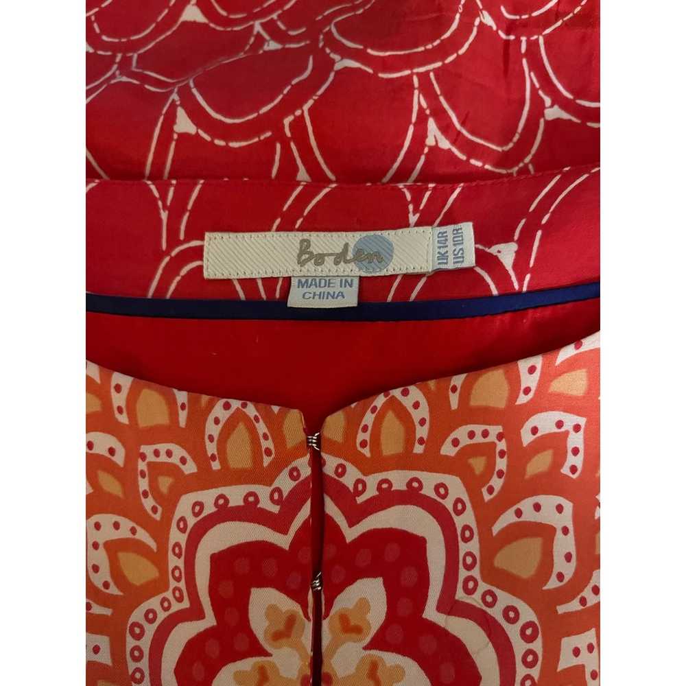 Boden Ingrid Silk Blend Shift Dress Size 10R - image 5