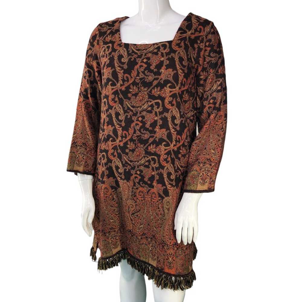 Soft Surroundings Womens Size L Autumn Paisley Fr… - image 1