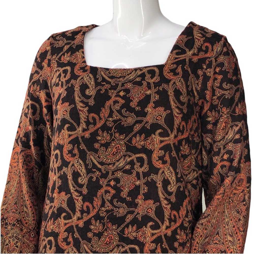 Soft Surroundings Womens Size L Autumn Paisley Fr… - image 2