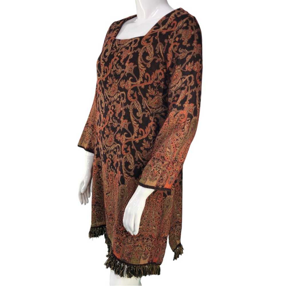 Soft Surroundings Womens Size L Autumn Paisley Fr… - image 4