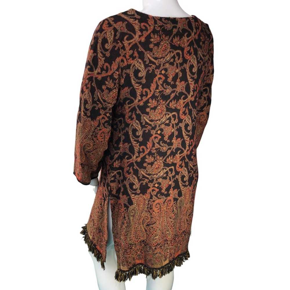 Soft Surroundings Womens Size L Autumn Paisley Fr… - image 5