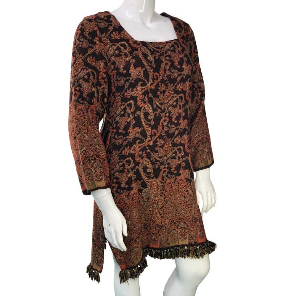 Soft Surroundings Womens Size L Autumn Paisley Fr… - image 8