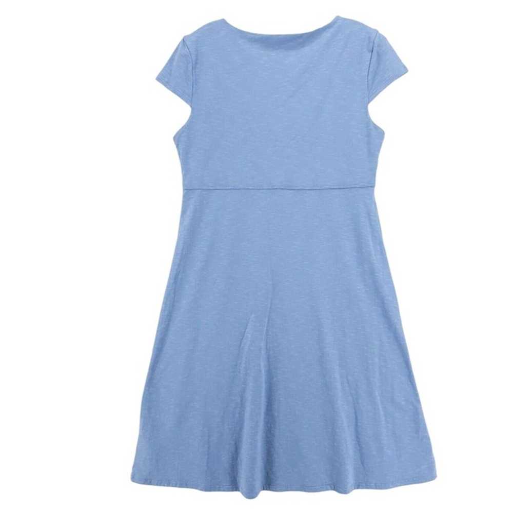 HORNY TOAD Blue Rosemarie Cap Sleeve Dress Stretc… - image 3