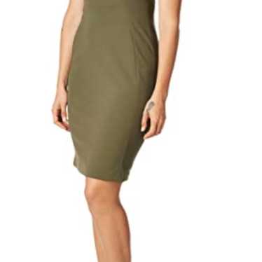 UEC CALVIN KLEIN GREEN SHEATH DRESS SZ 6 - image 1