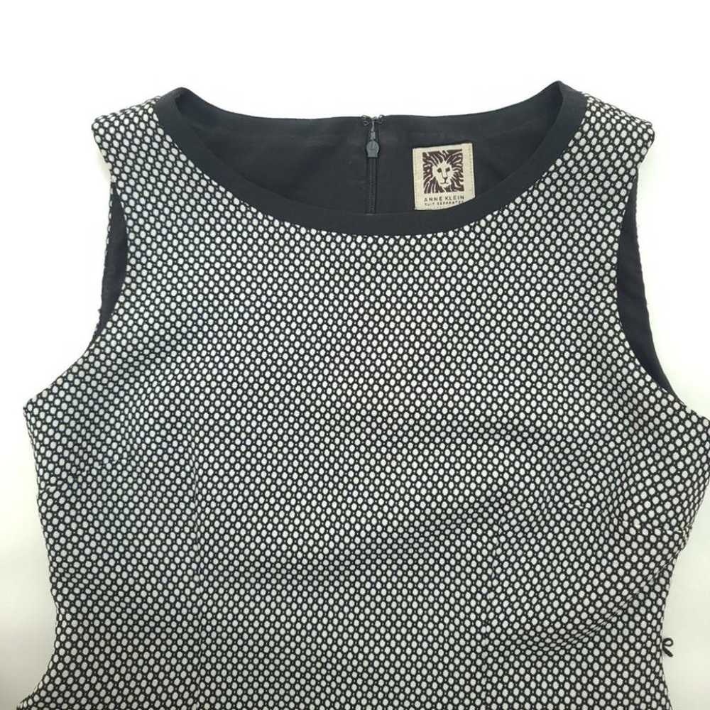 ANNE KLEIN NEW Classic Black & White Dress 4P - image 4