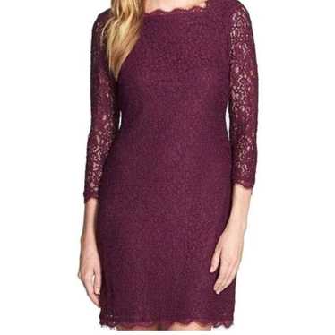 Adrianna Papell Lace Cocktail Dress Formal Square… - image 1