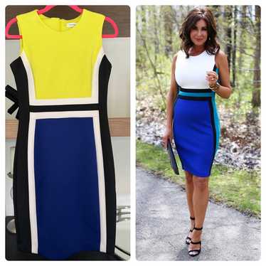 Calvin Klein Color Block Dress