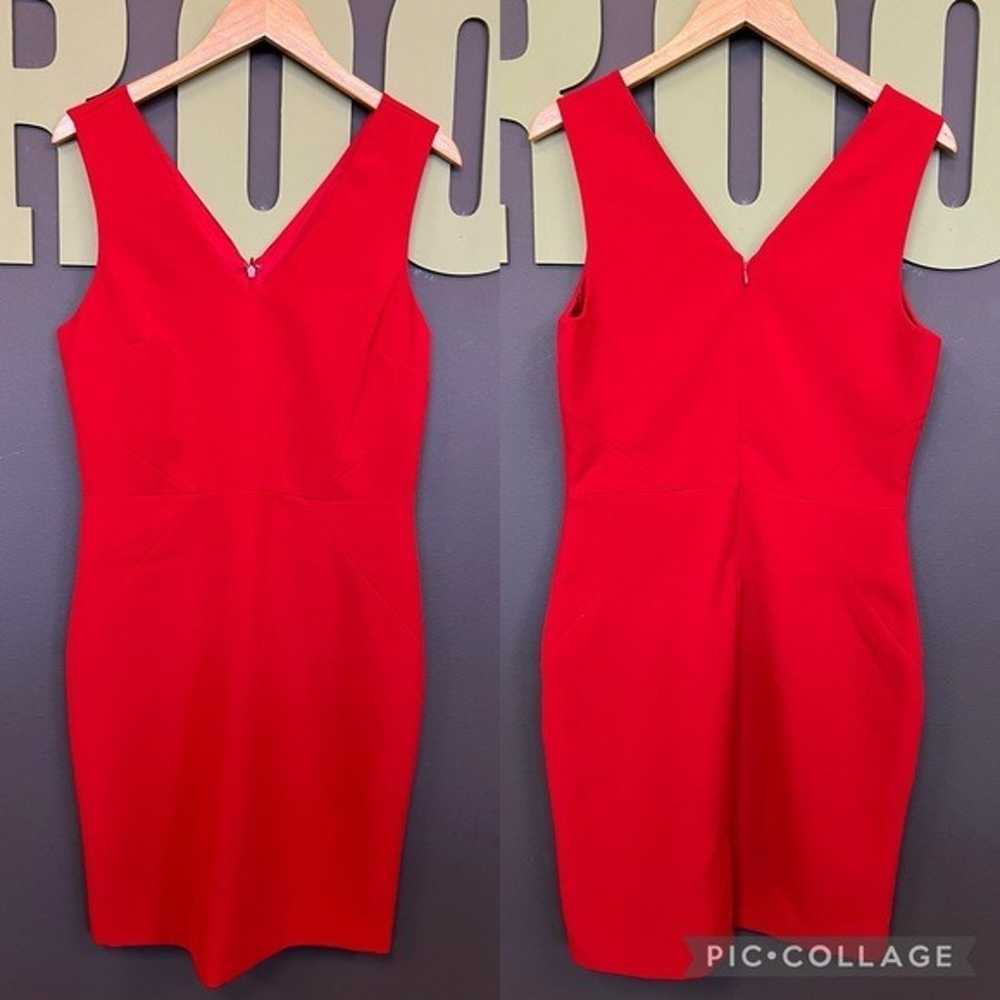 NWOT Banana Republic Red Knee Length Sheath Dress… - image 1