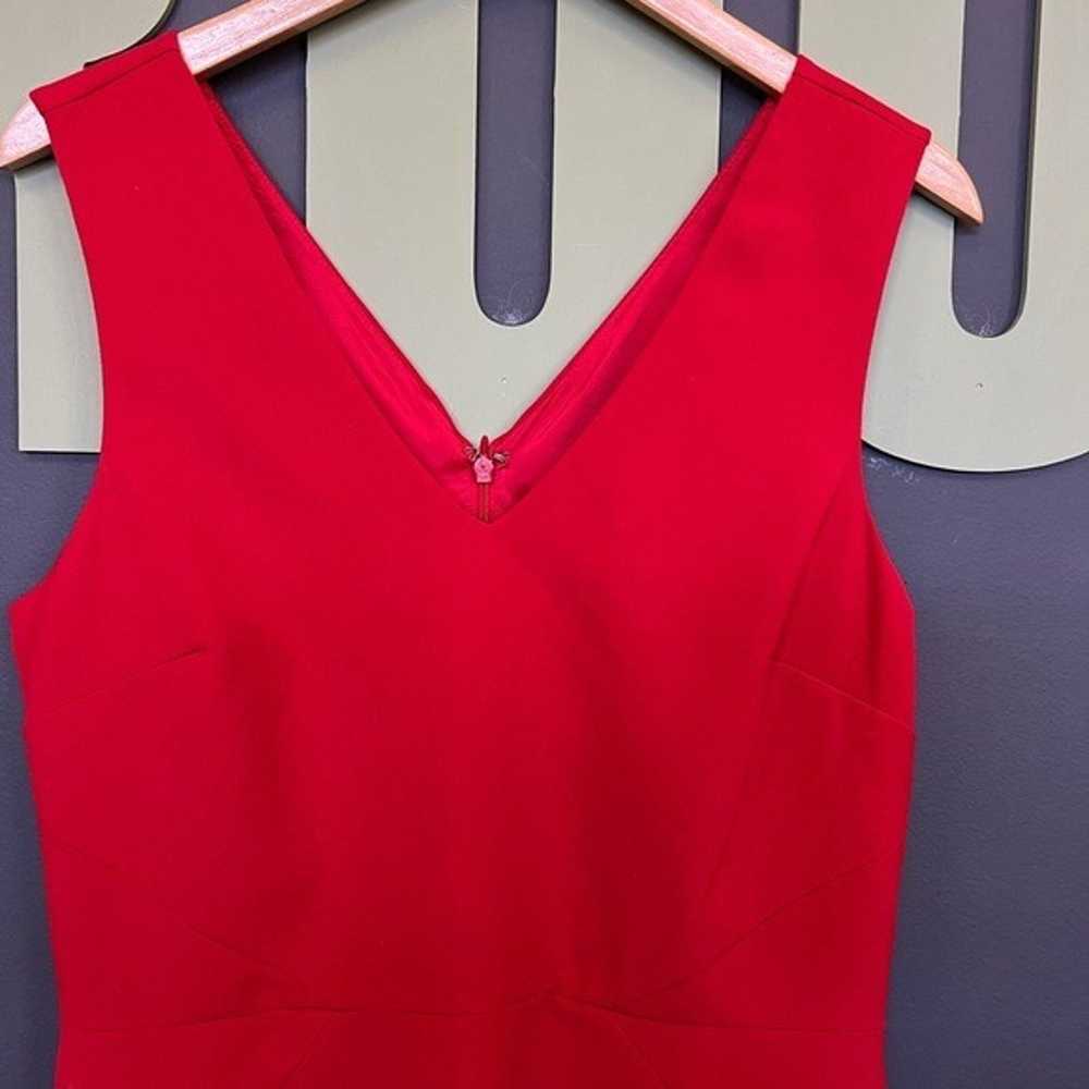 NWOT Banana Republic Red Knee Length Sheath Dress… - image 2