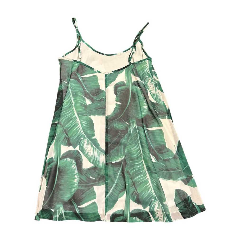 Judith March Womens dress green palms a-line Size… - image 6