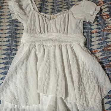 altard state white romper dress medium