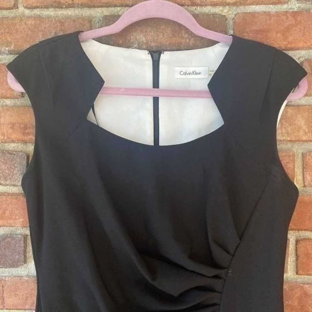 Calvin Klein Black Dress Size 10 - image 2