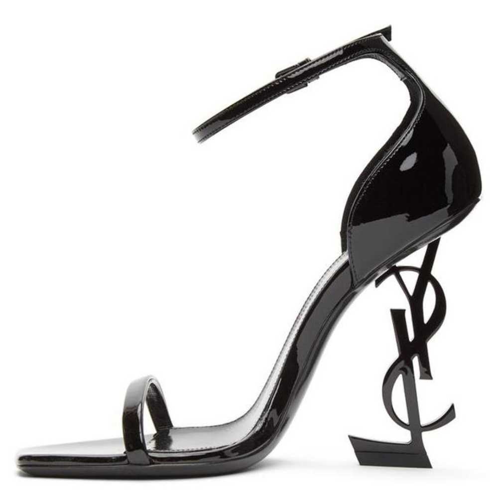 Saint Laurent Opyum leather sandal - image 3