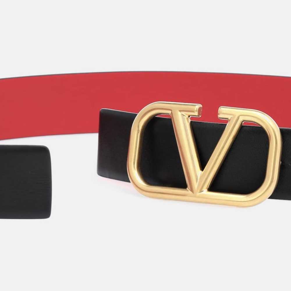 Valentino Garavani VLogo leather belt - image 2