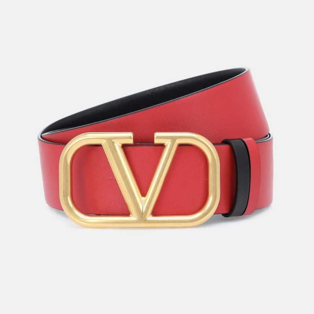 Valentino Garavani VLogo leather belt - image 3