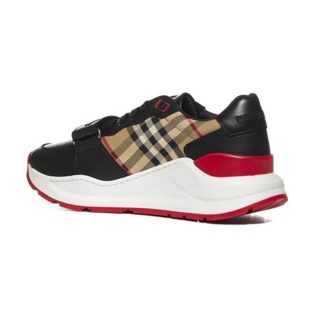 Burberry Regis leather trainers - image 2