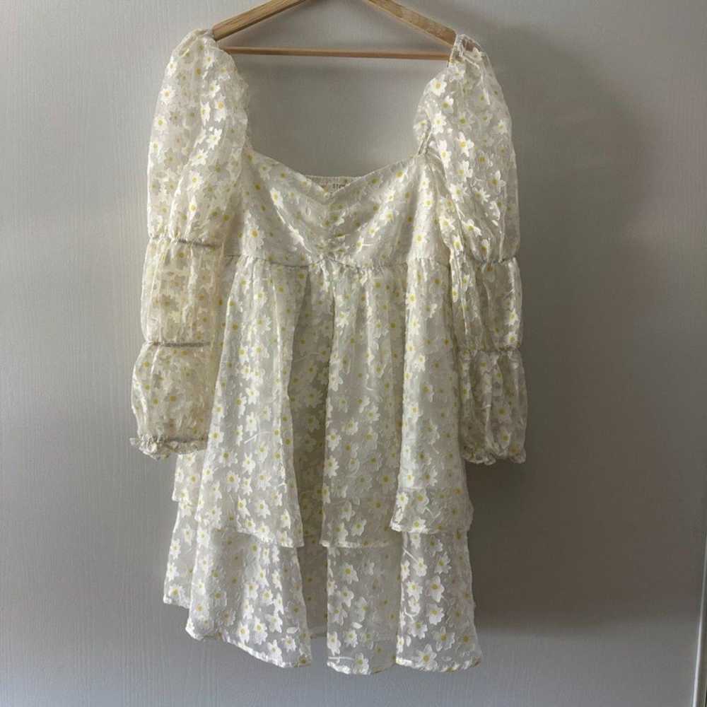 Storia Anthropologie Daisy Babydoll Dress Floral … - image 2