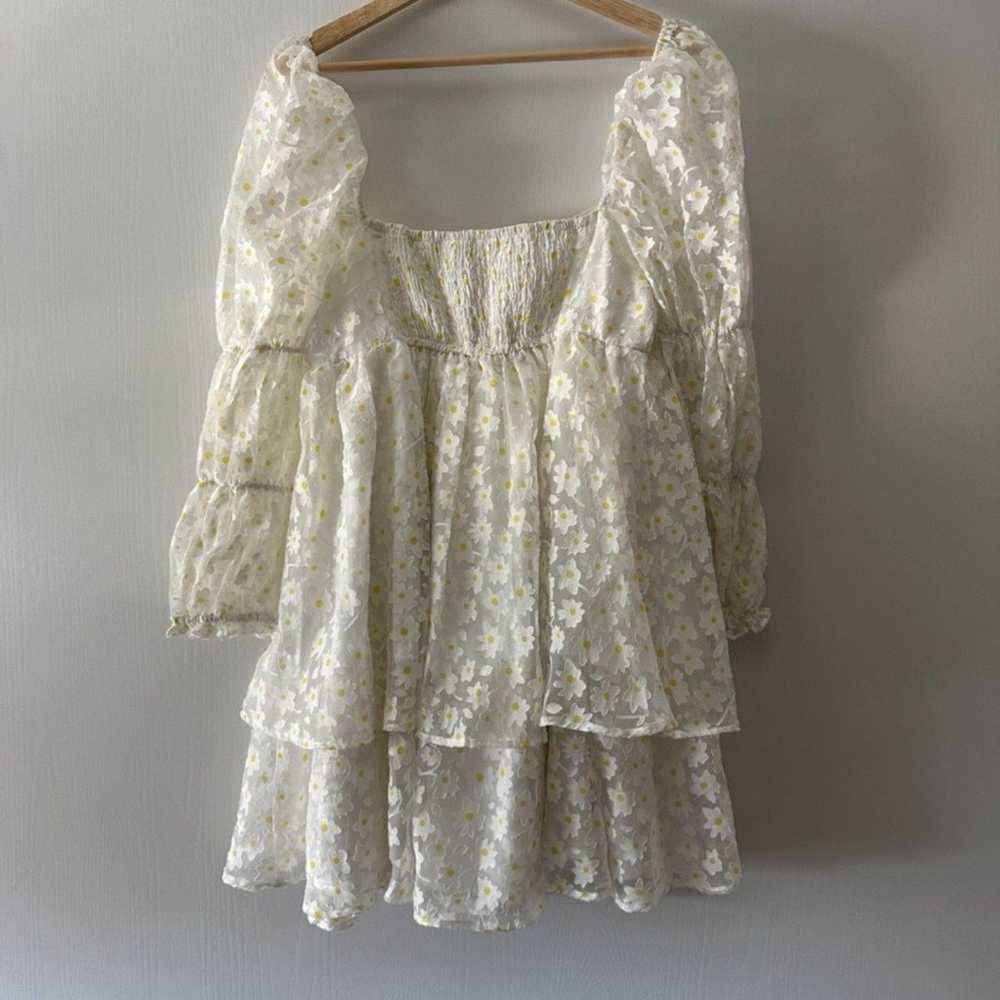 Storia Anthropologie Daisy Babydoll Dress Floral … - image 7