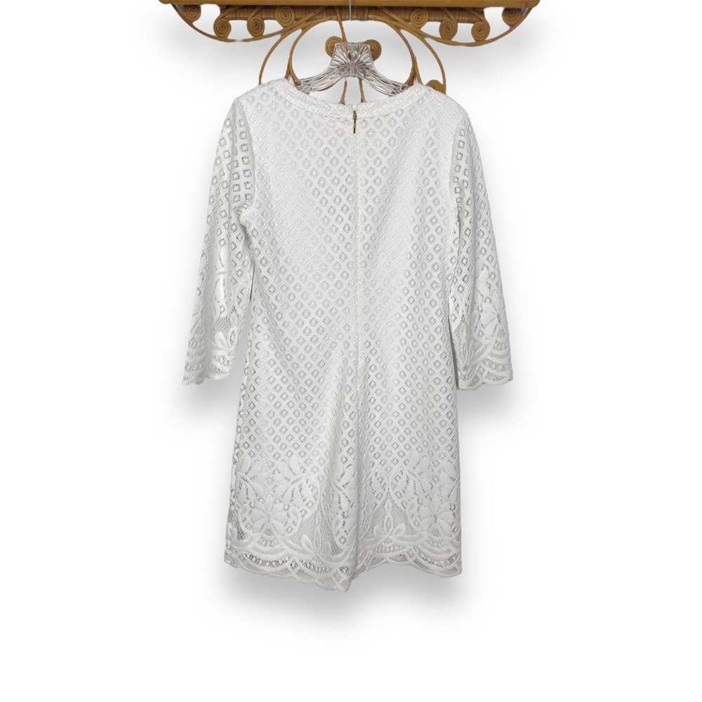 Lily Pulitzer Mara White  Resort Lace Dress M - image 6