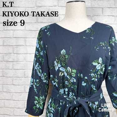 Kiyoko Takase one-piece dress, flower pattern, cu… - image 1