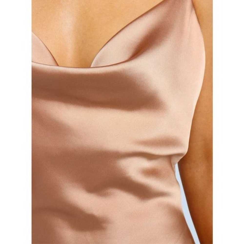 Petal & Pup CYPRUS Satin Midi DRESS in Gold Size … - image 3