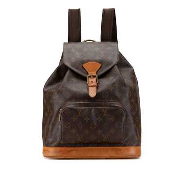 Louis Vuitton Montsouris leather backpack - image 1