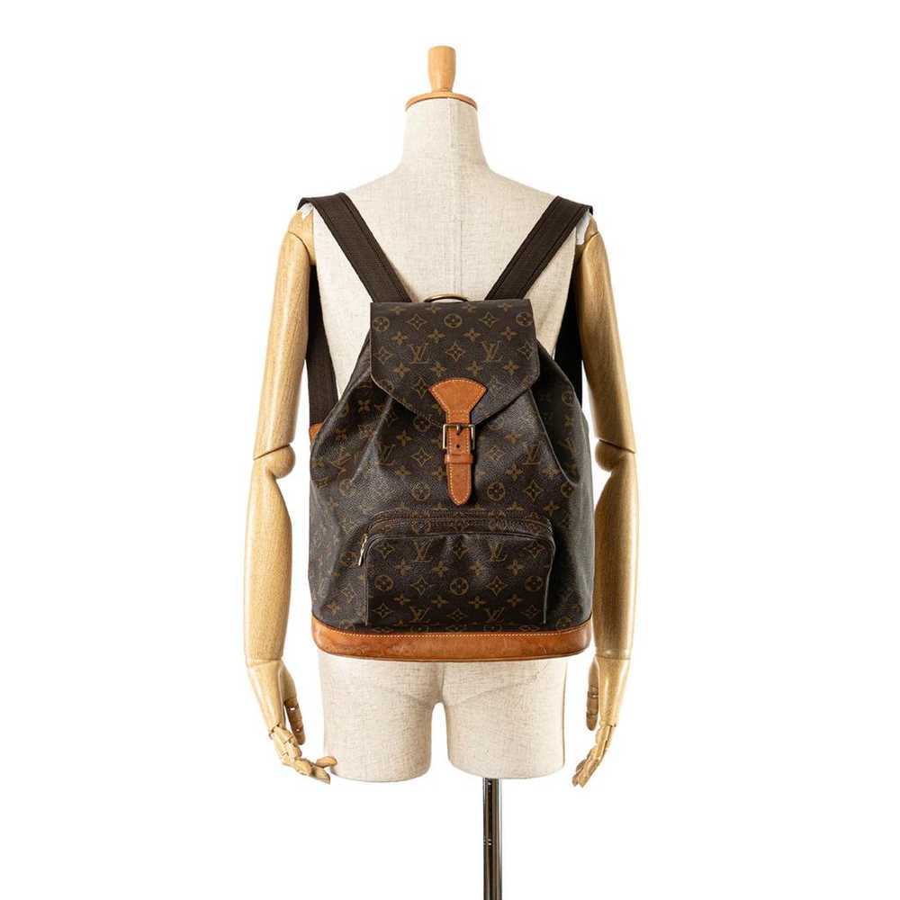 Louis Vuitton Montsouris leather backpack - image 9