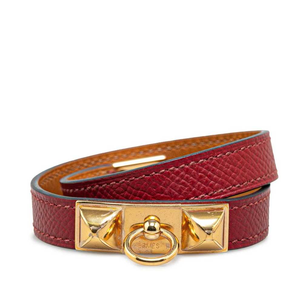 Hermès Rivale leather bracelet - image 1