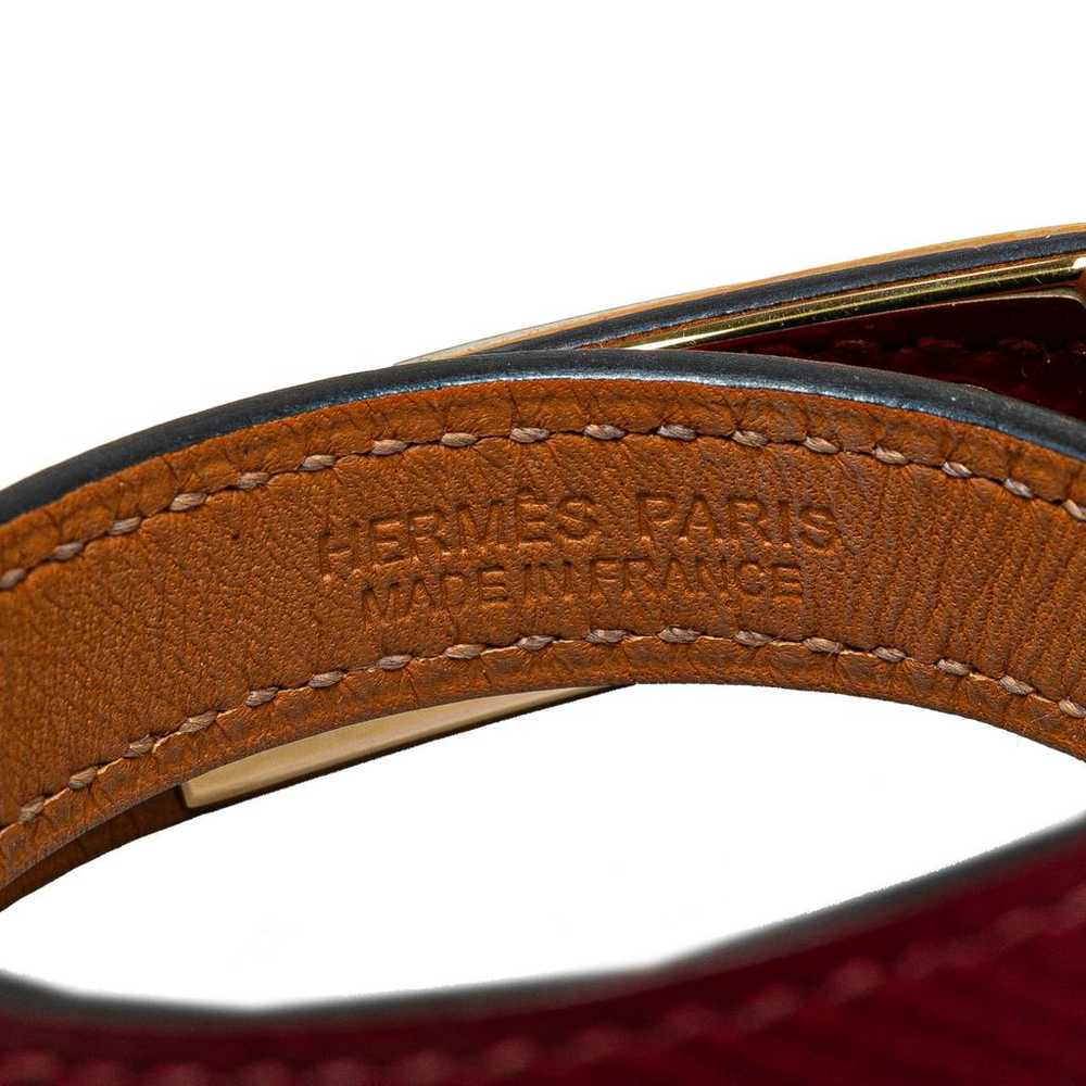 Hermès Rivale leather bracelet - image 4